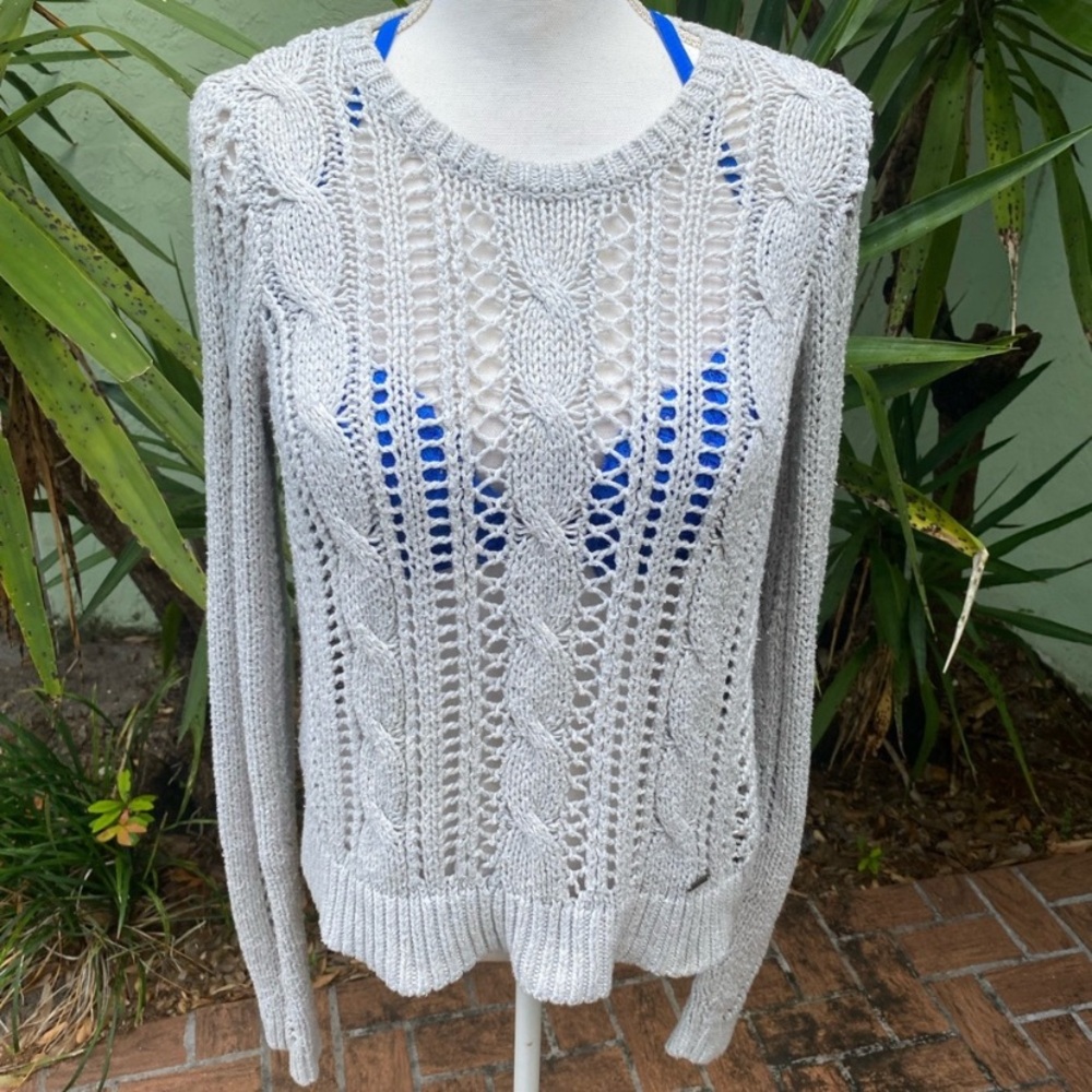 Abercrombie & Fitch Crochet Cover Uo Sweater